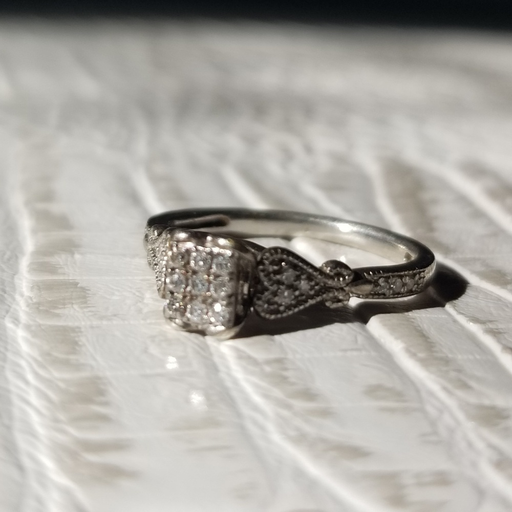 925 diamond promise ring - Valentines Day!
